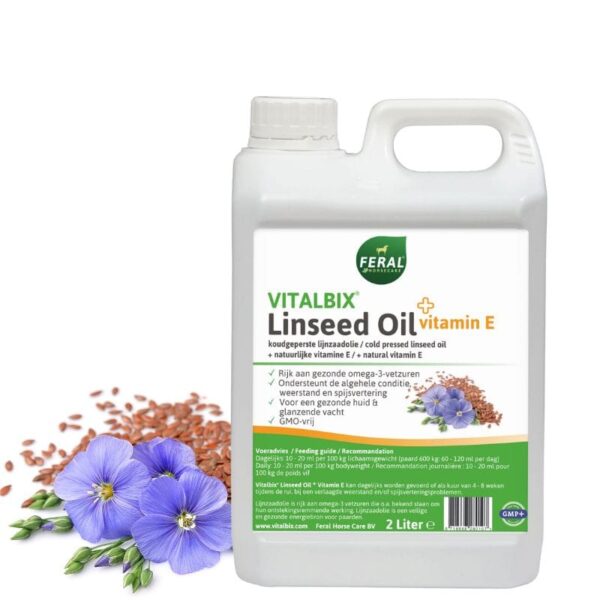 Vitalbix Lijnzaadolie + vitamin E - Afbeelding 2